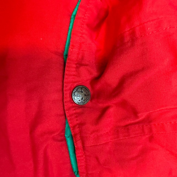 Vintage 90s OshKosh B'gosh Kids Colorblock Hooded Winter Jacket Red Ski Coat - Picture 8 of 8